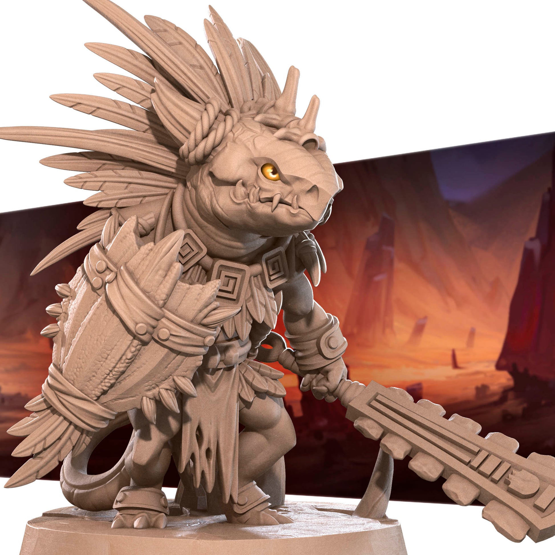Kobold Tribal | D&D TTRPG Miniature | Bite the Bullet