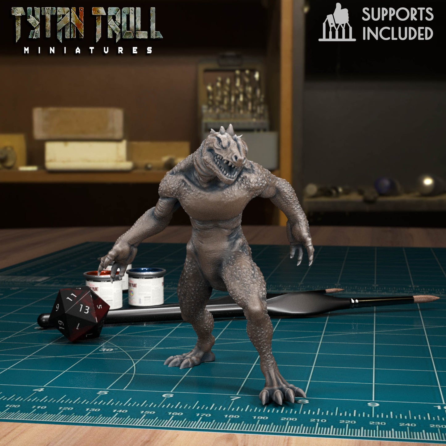 Hombres lobo | Miniatura del monstruo DnD | Miniaturas TytanTroll