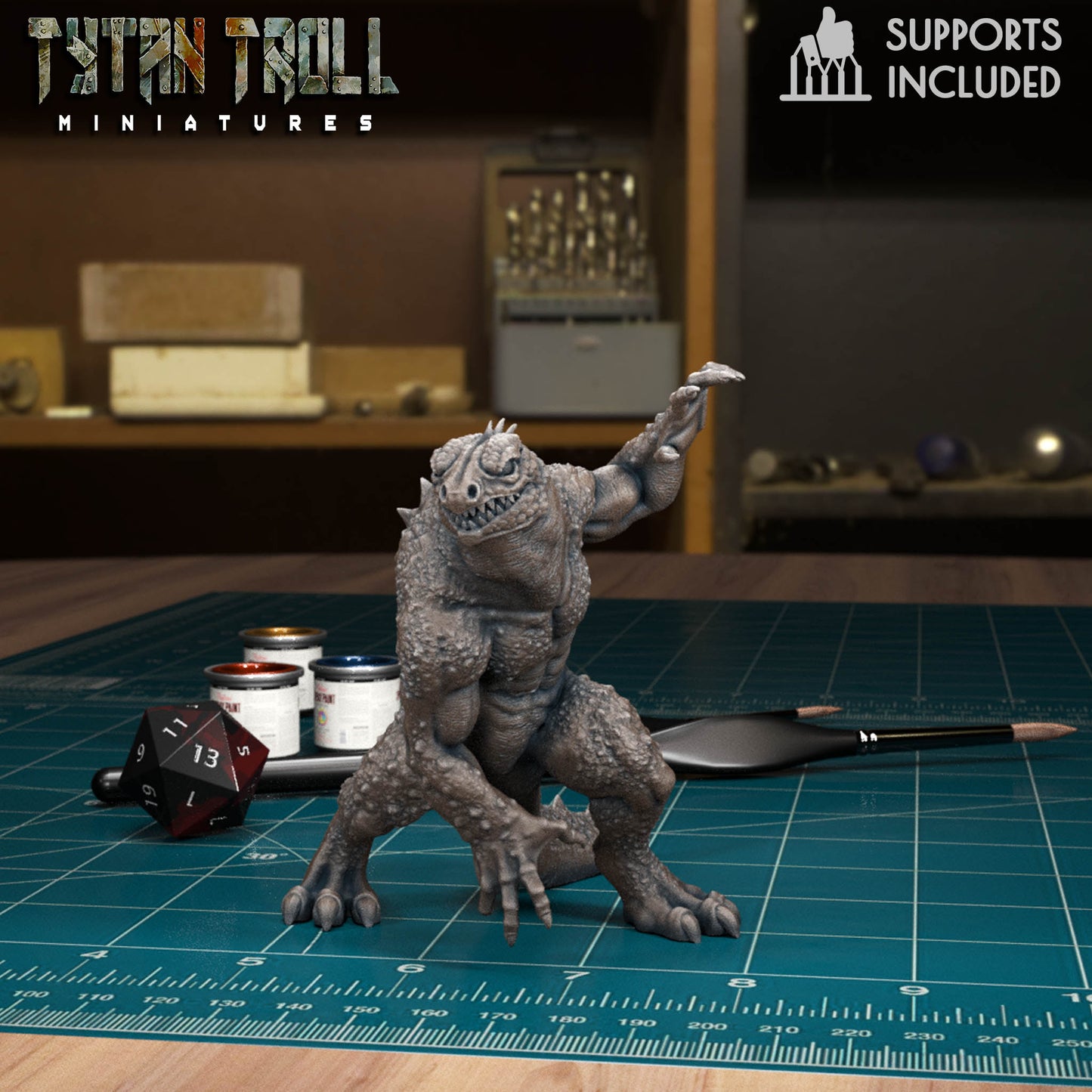 Hombres lobo | Miniatura del monstruo DnD | Miniaturas TytanTroll