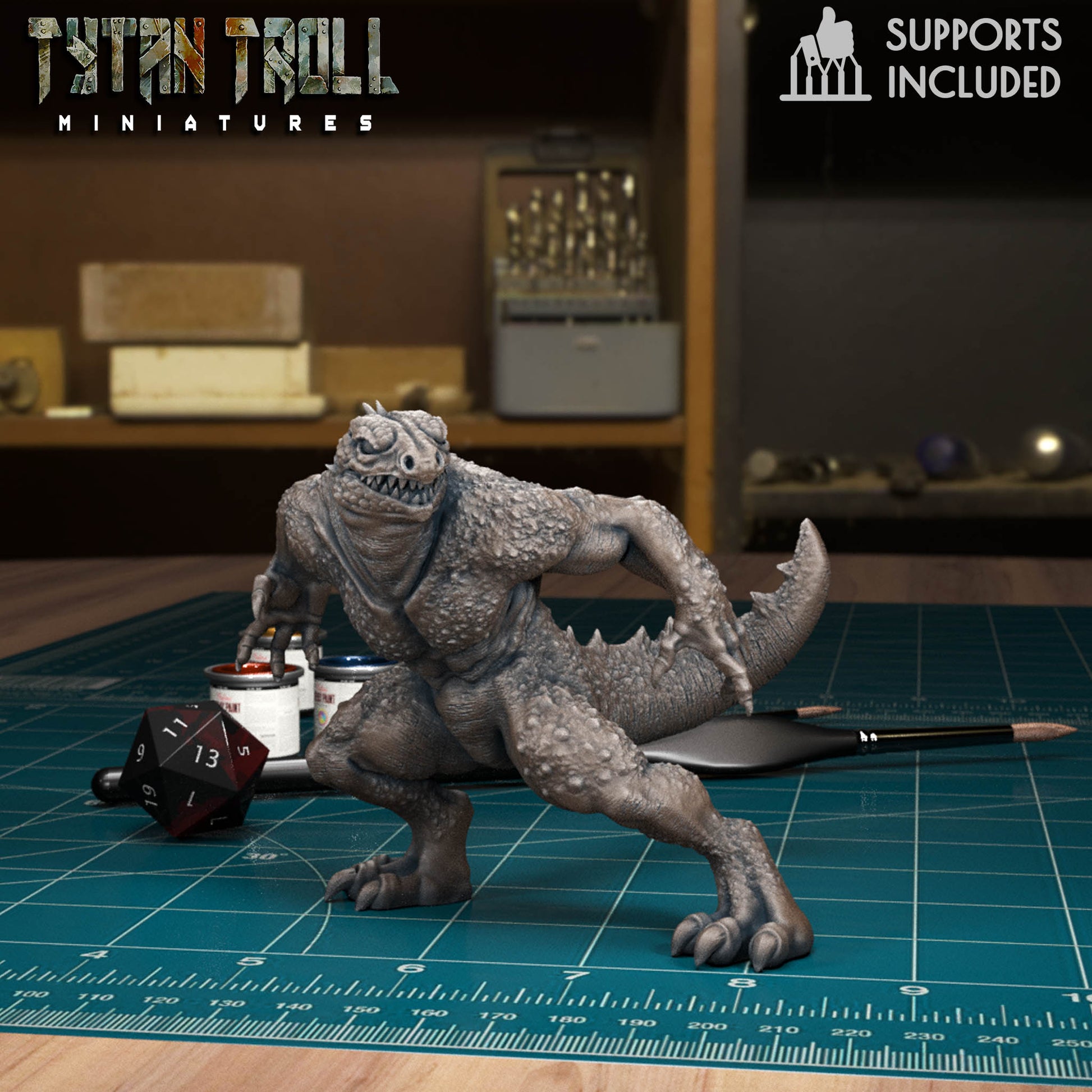 Troglodytes | D&D TTRPG Mini | TytanTroll Miniatures