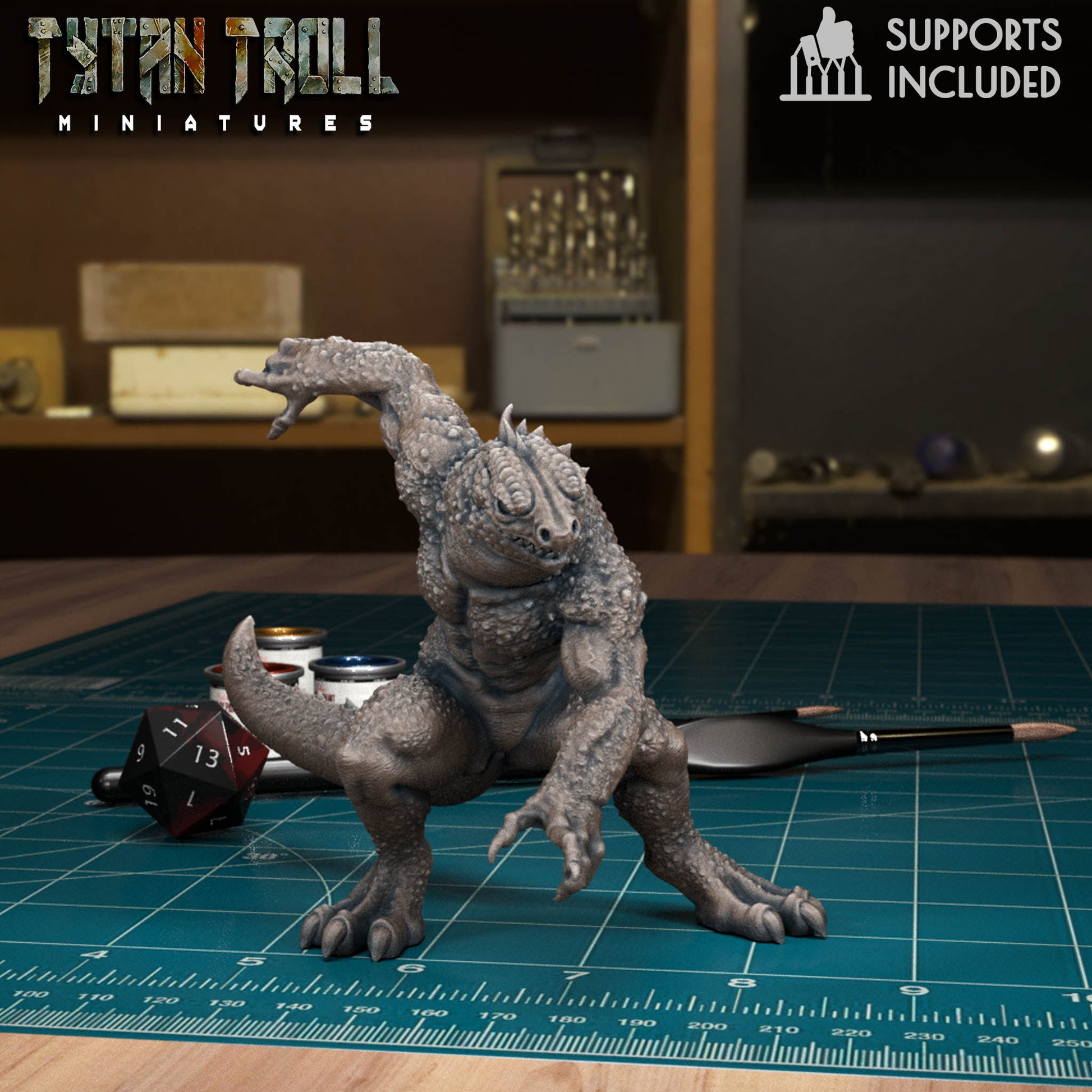 Troglodytes | D&D TTRPG Mini | TytanTroll Miniatures