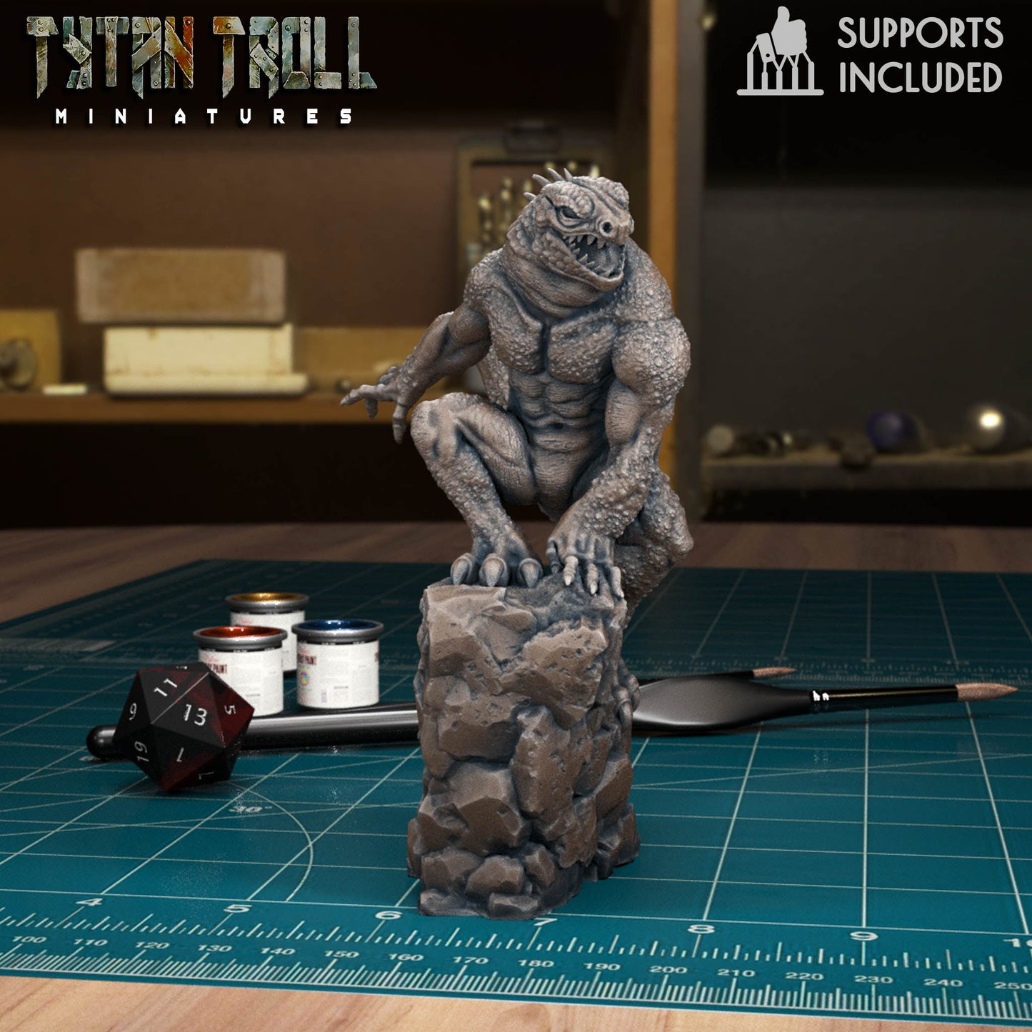 Hombres lobo | Miniatura del monstruo DnD | Miniaturas TytanTroll