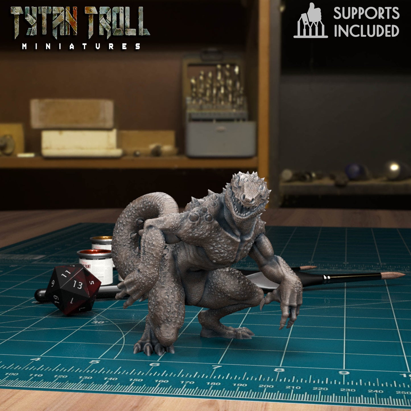 Hombres lobo | Miniatura del monstruo DnD | Miniaturas TytanTroll