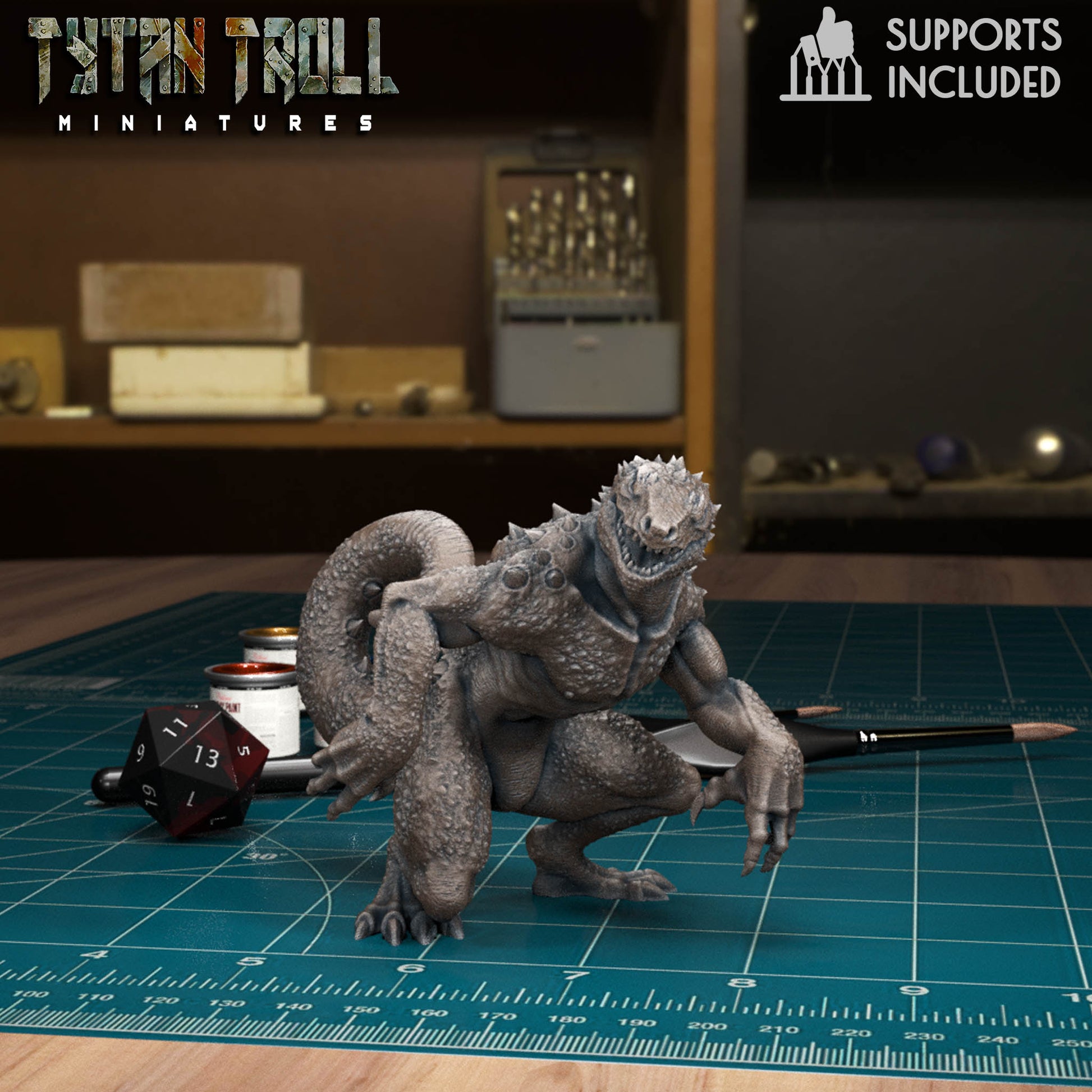 Troglodytes | D&D TTRPG Mini | TytanTroll Miniatures