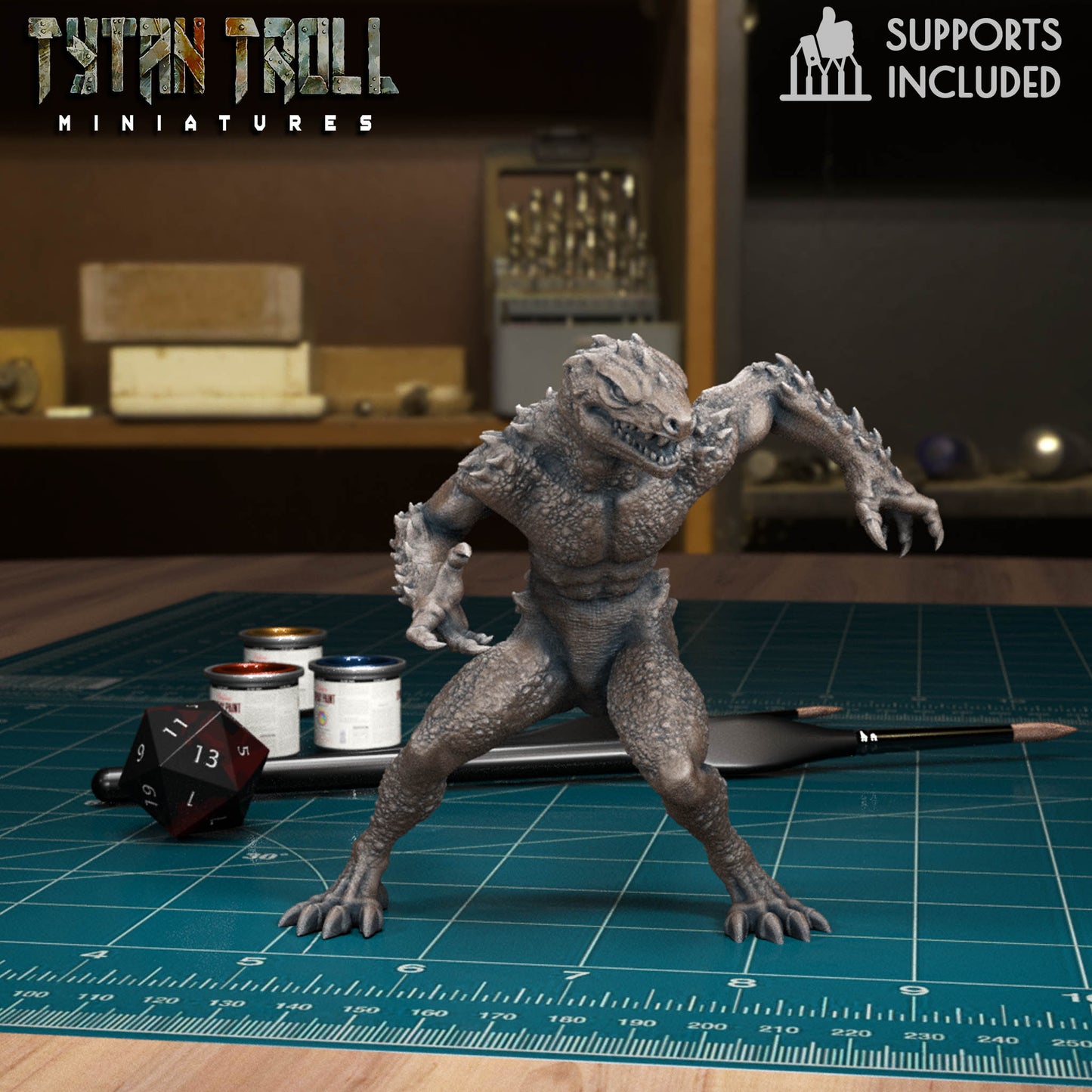 Hombres lobo | Miniatura del monstruo DnD | Miniaturas TytanTroll