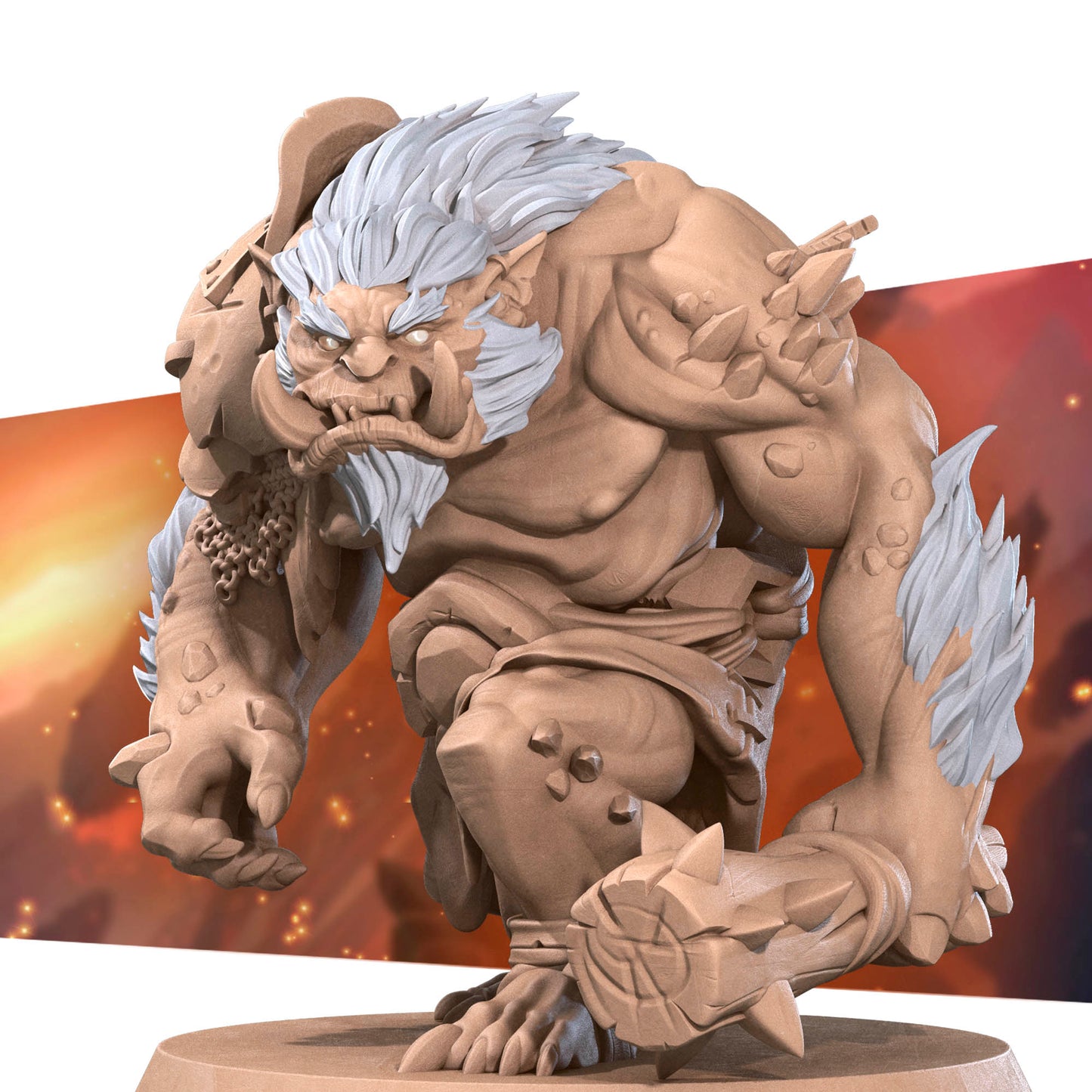Mine, Troll | D&D TTRPG Miniature | Bite the Bullet