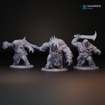 Trolls tabletop gaming miniature by Tattles Told 3D, detailed troll figure for fantasy gaming, shown in a dynamic pose.