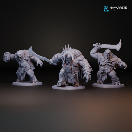 Trolls tabletop gaming miniature by Tattles Told 3D, detailed troll figure for fantasy gaming, shown in a dynamic pose.