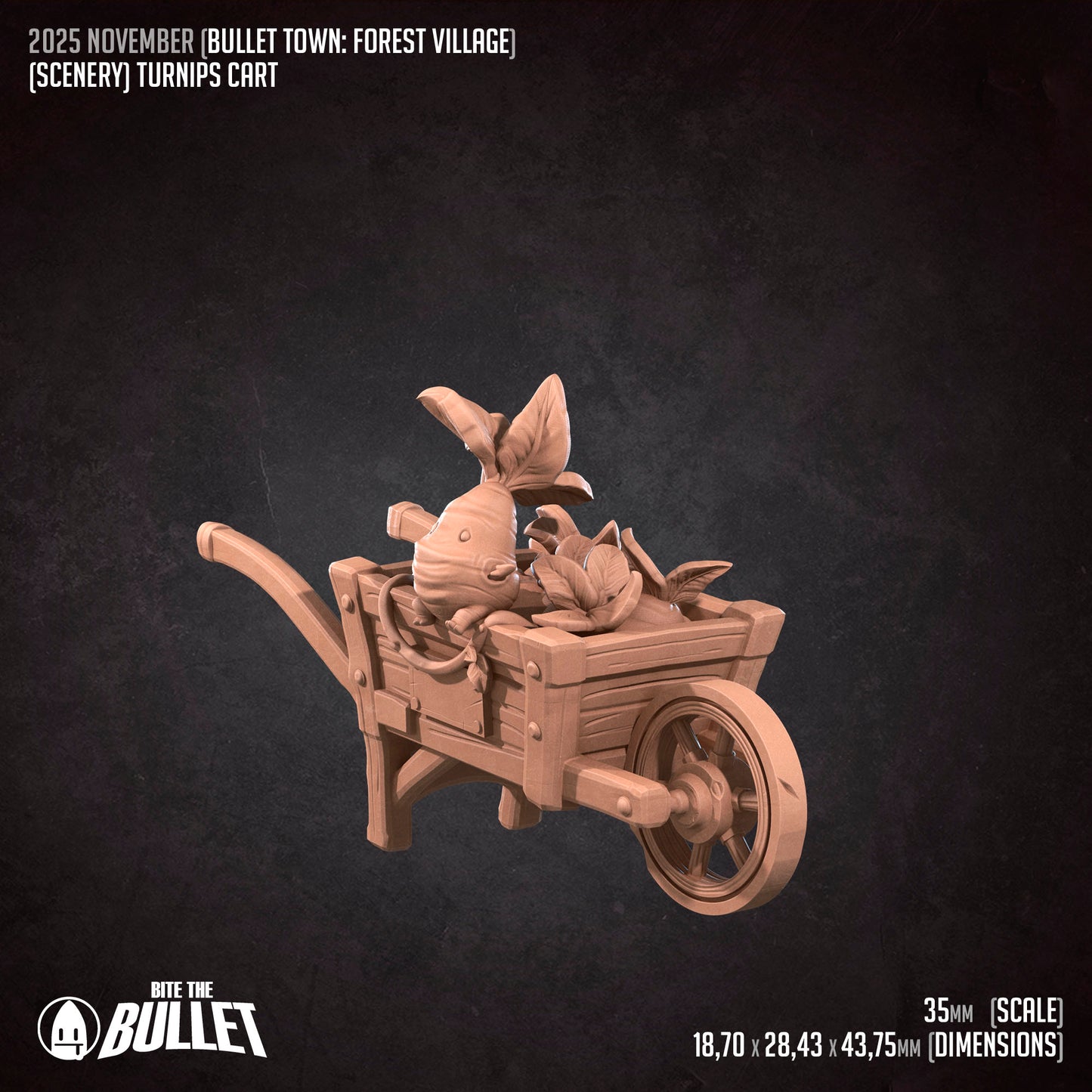 Bullet Town Forest Village, Vegetable Sale Point Set | D&D TTRPG Scatter | Bite the Bullet