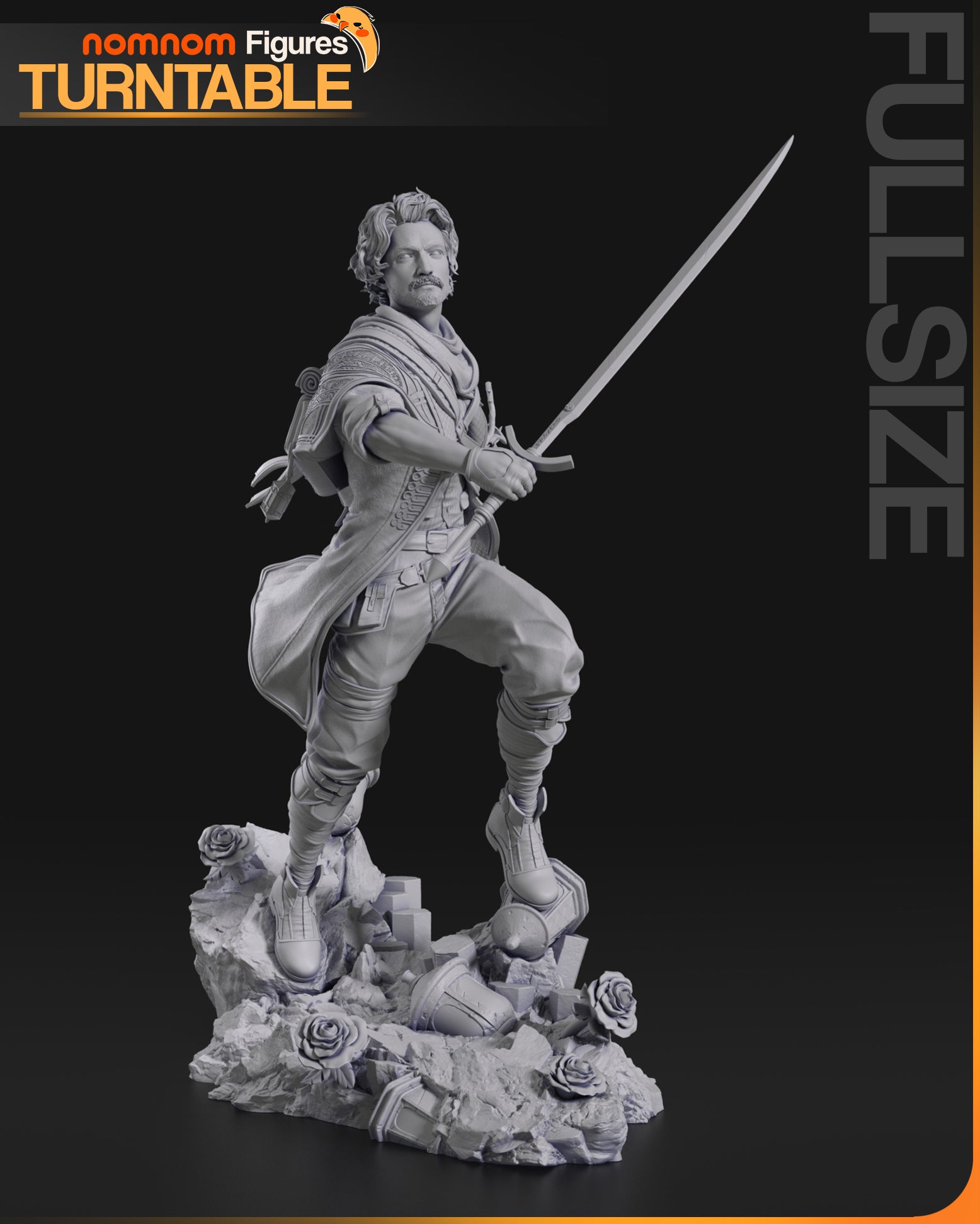 The Last Warden | Resin Garage Kit Figure Game Fan Art | Nomnom Figures