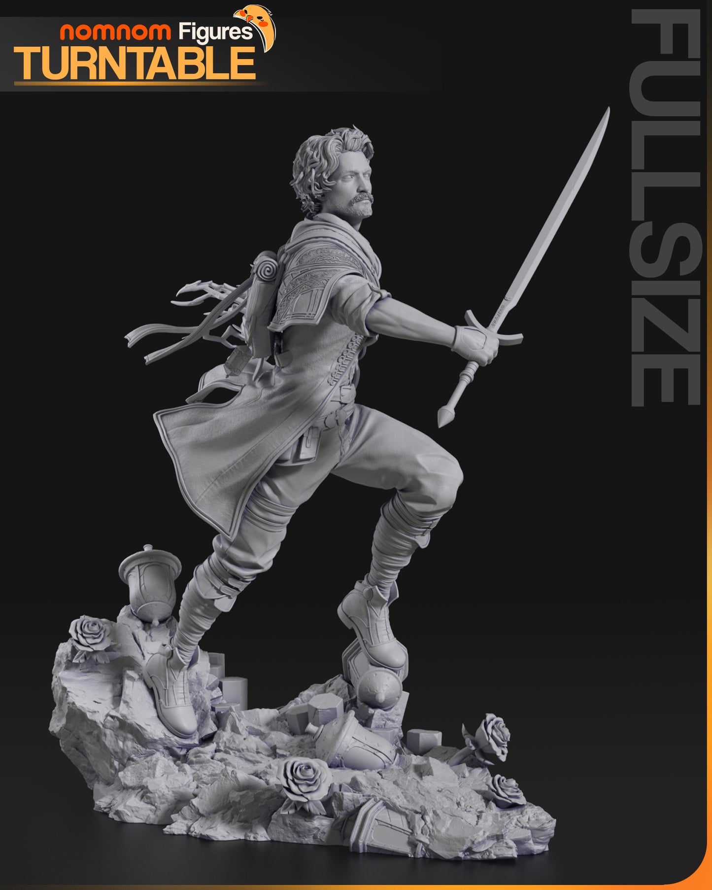 The Last Warden | Resin Garage Kit Figure Game Fan Art | Nomnom Figures