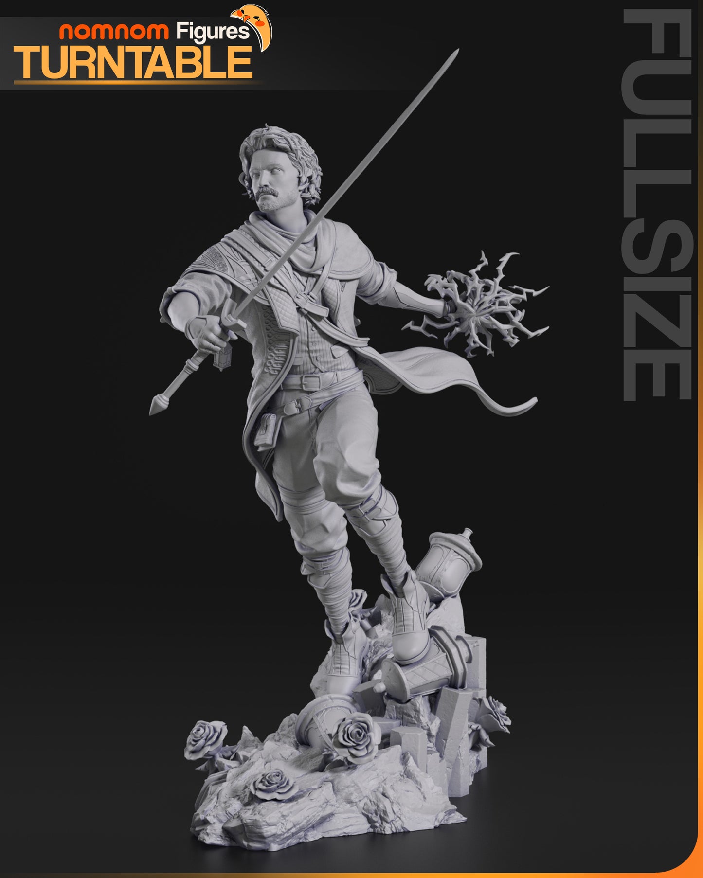 The Last Warden | Resin Garage Kit Figure Game Fan Art | Nomnom Figures