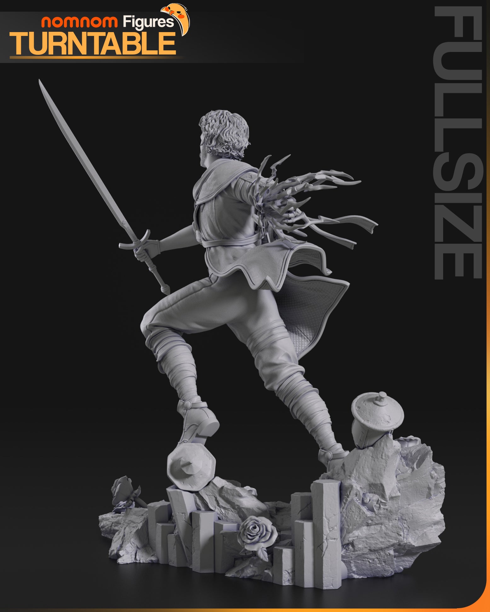 The Last Warden | Resin Garage Kit Figure Game Fan Art | Nomnom Figures