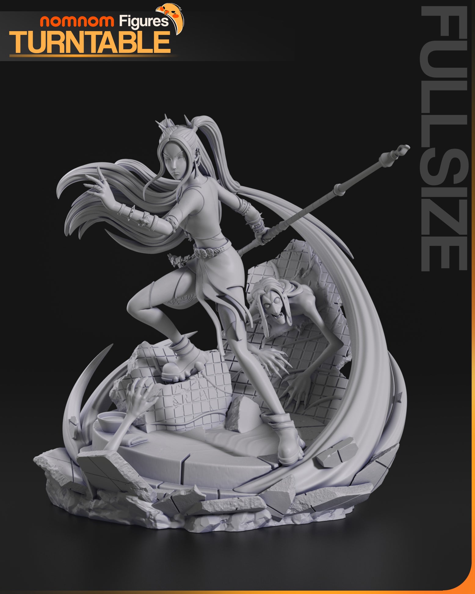 Demon Hunter | Resin Garage Kit Figure Fan Art | Nomnom Figures