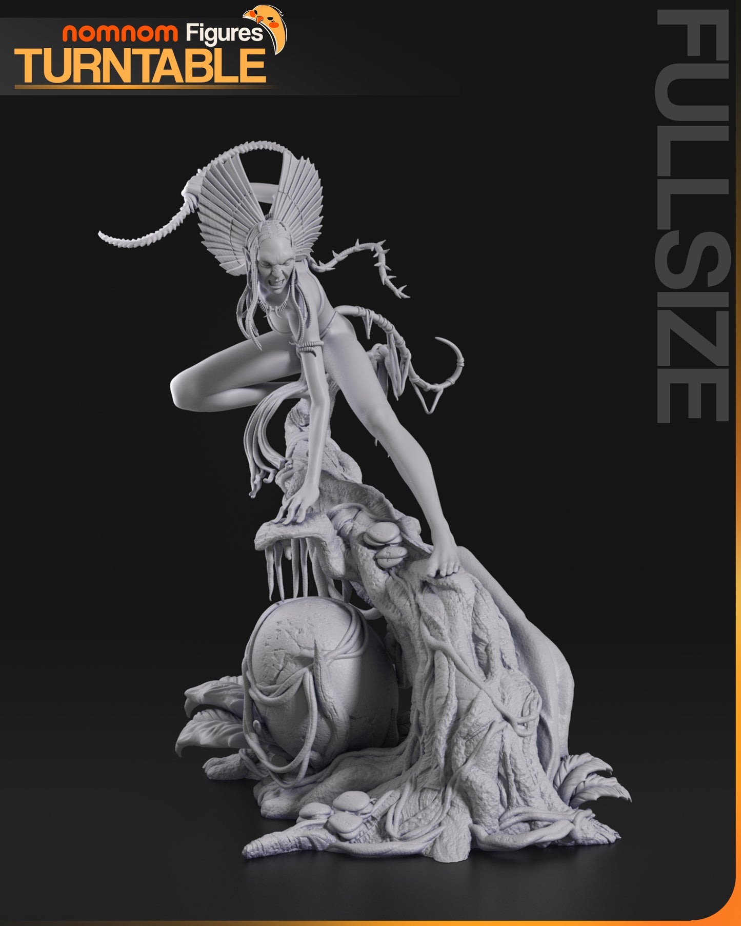 The Huntress | Resin Garage Kit Figure Fan Art | Nomnom Figures