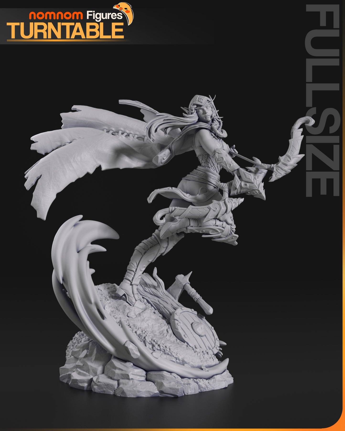 1:10 Emerald Sentinel | Resin Garage Kit Figure Fan Art | Nomnom Figures
