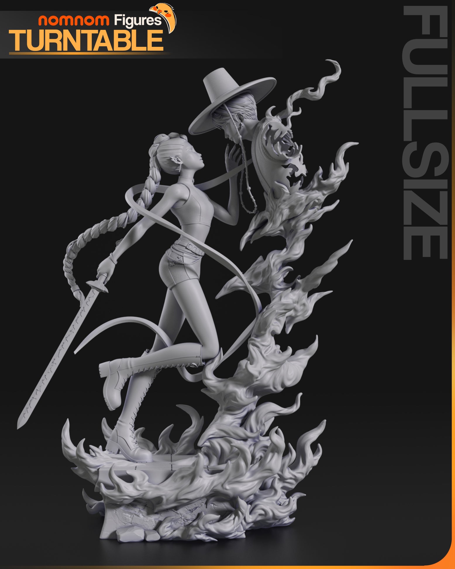 1:10 We Could Be Free | Resin Garage Kit Figure Fan Art | Nomnom Figures