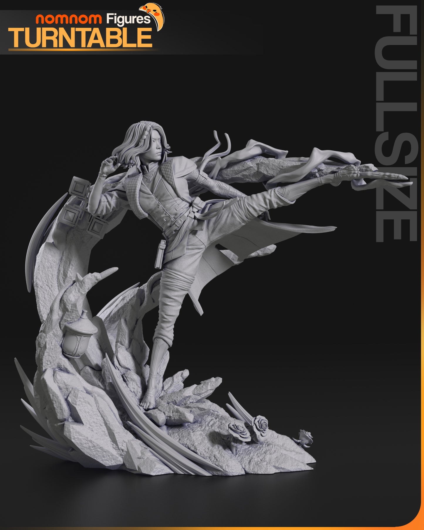 Steadfast Grace | Resin Garage Kit Figure Game Fan Art | Nomnom Figures