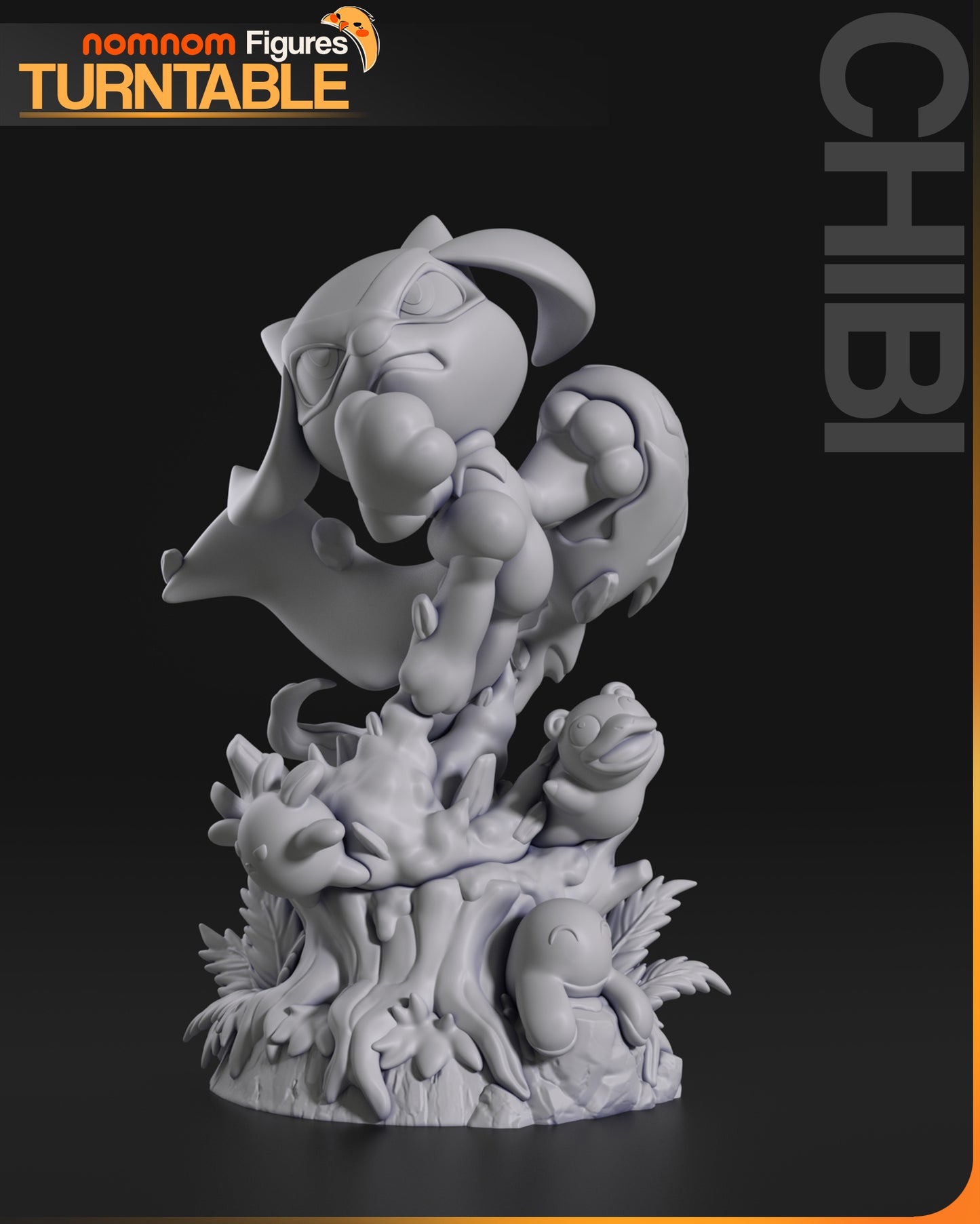 Chibi Sugar Stack Sweetie | Figura de resina Garage Kit Anime Fan Art | Nomnom Figures