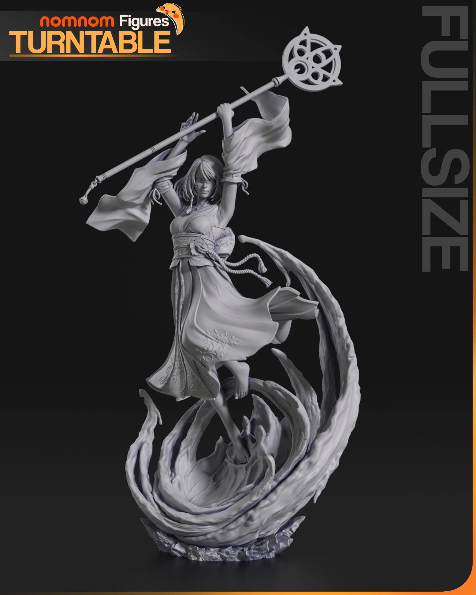 Pretty Summoner | Resin Garage Kit Figure Fan Art | Nomnom Figures