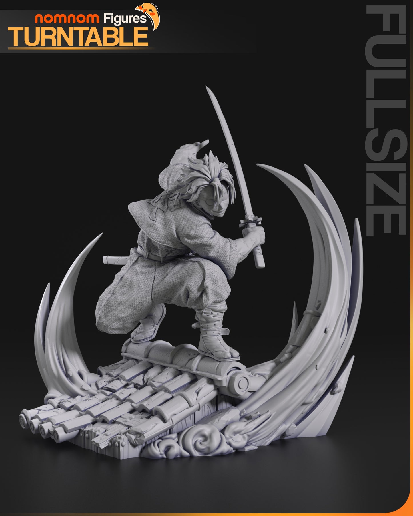 1:10 Howling Wind | Resin Garage Kit Figure Fan Art | Nomnom Figures