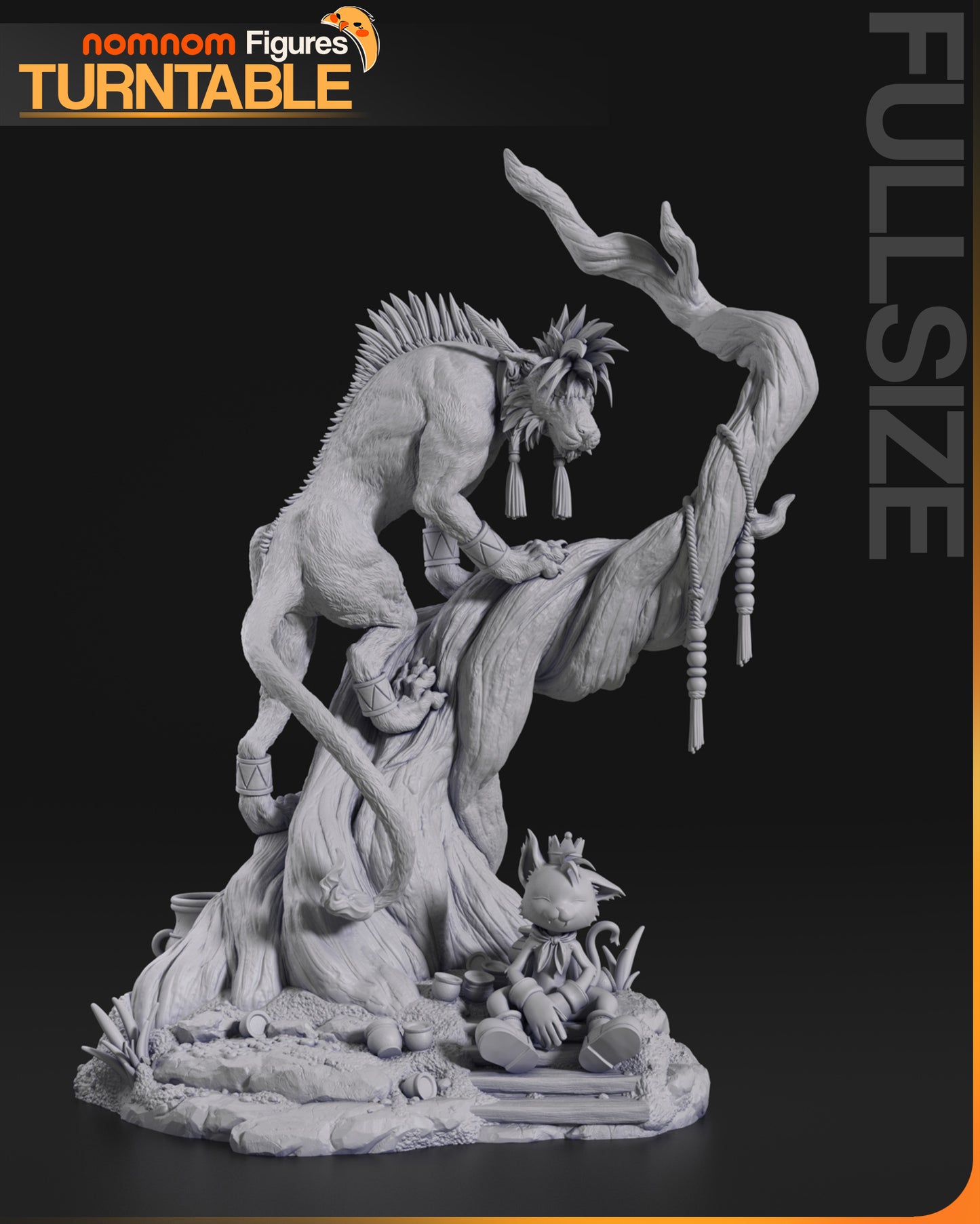 Cazador de Dragones de Frostland | Figura de resina Kit de garaje Fan Art | Nomnom Figures