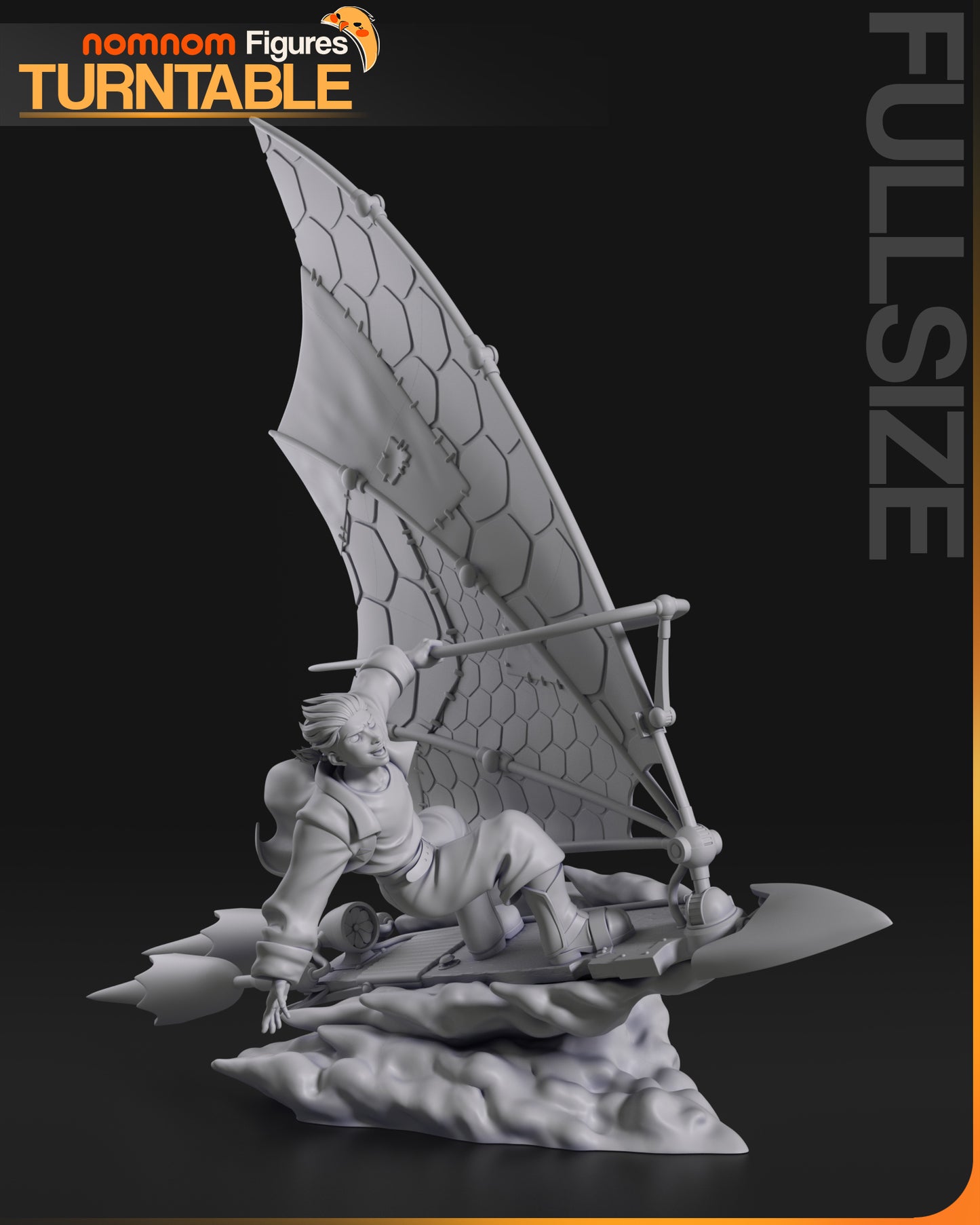 Solar Drifter | Resin Garage Kit Figure Movie Fan Art | Nomnom Figures