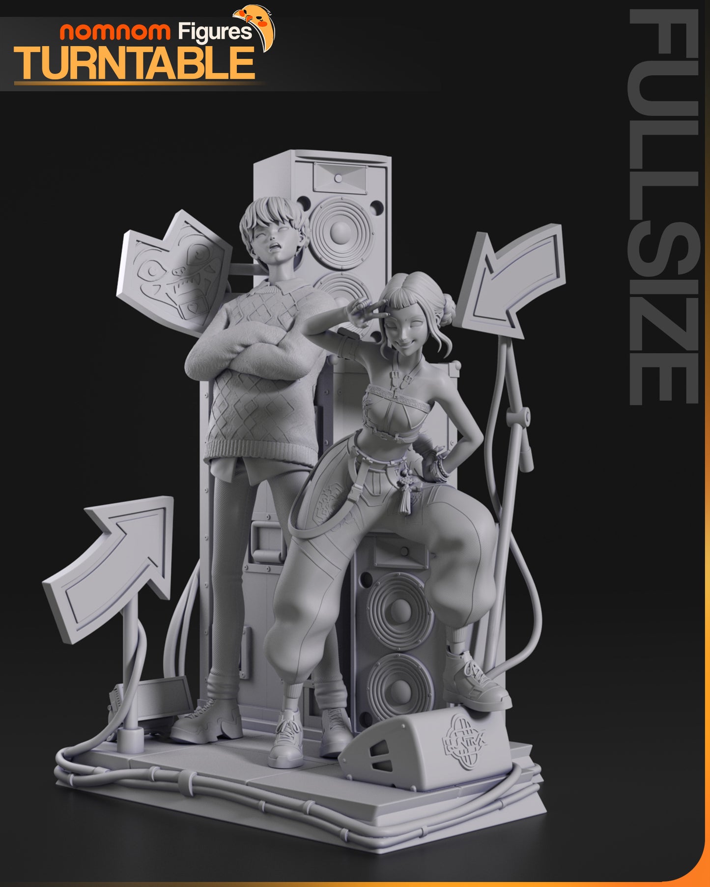 Opposing Flows | Resin Garage Kit Figure Fan Art | Nomnom Figures