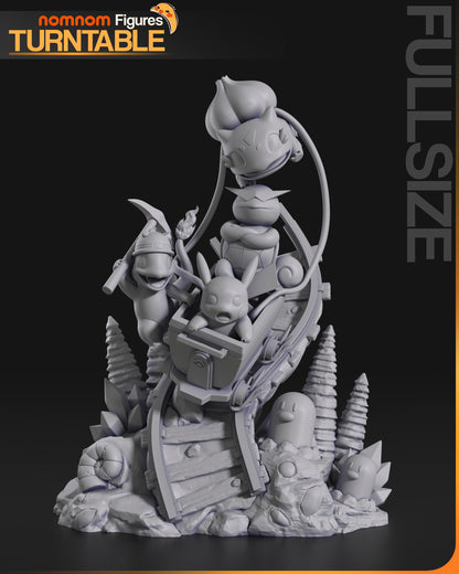 Starter Squad | Resin Garage Kit Figure Fan Art | Nomnom Figures