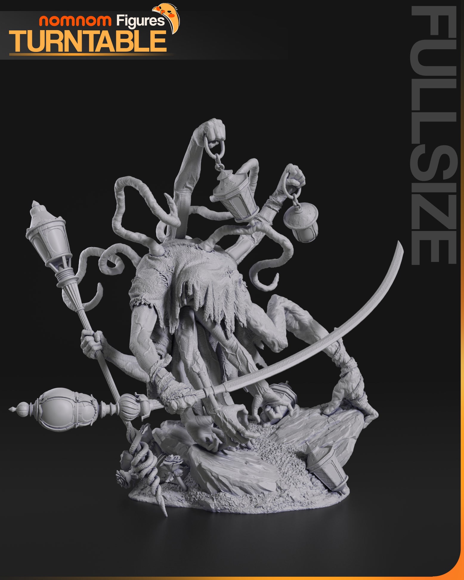 1:10 Master of Lamps | Resin Garage Kit Figure Fan Art | Nomnom Figures