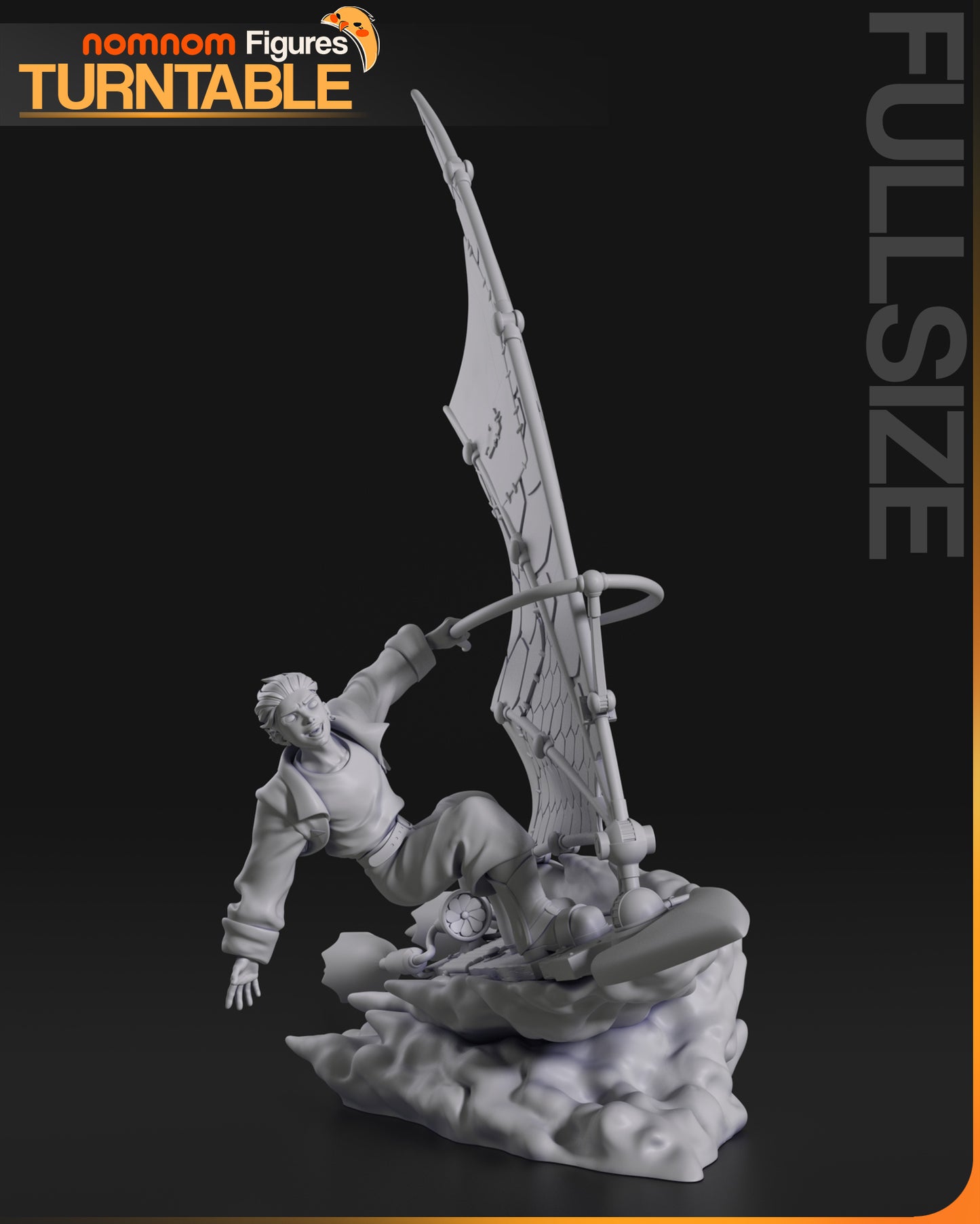 Solar Drifter | Resin Garage Kit Figure Movie Fan Art | Nomnom Figures