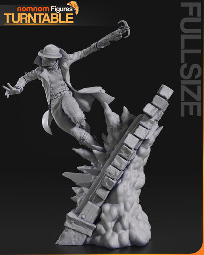 Cazador de Dragones de Frostland | Figura de resina Kit de garaje Fan Art | Nomnom Figures