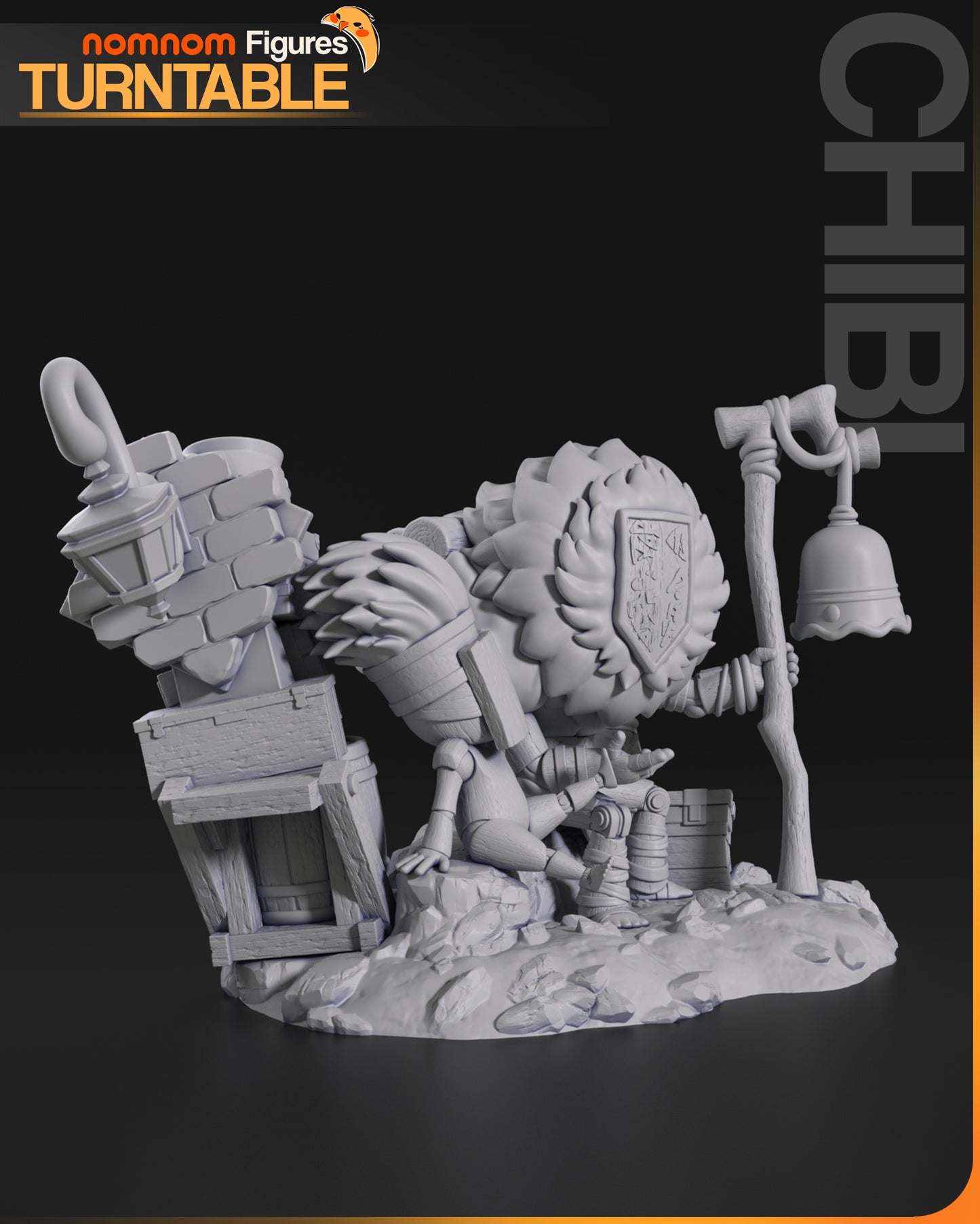 Chibi Expedition Companions | Resin Garage Kit Figure Anime Fan Art | Nomnom Figures