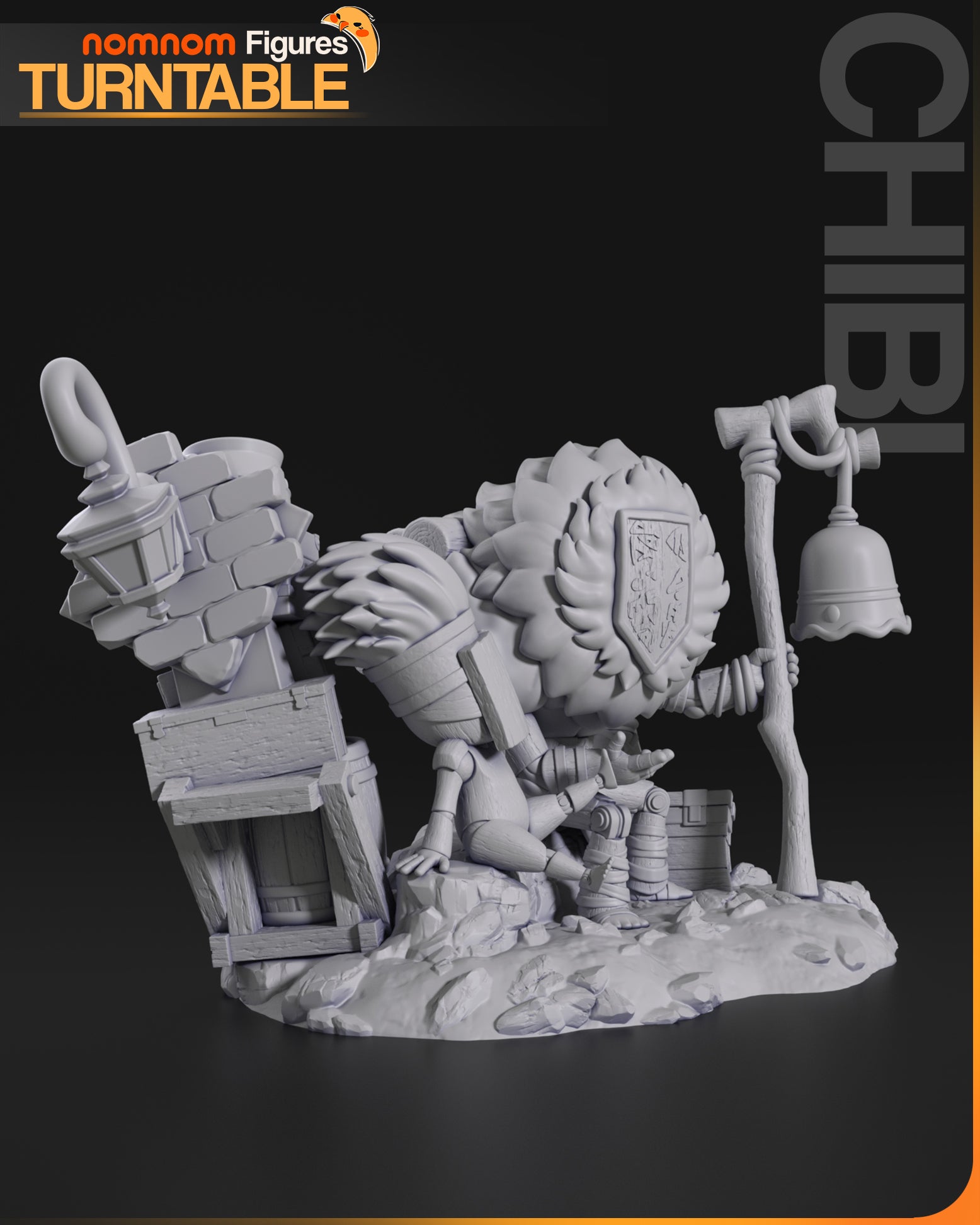 Chibi Expedition Companions | Resin Garage Kit Figure Anime Fan Art | Nomnom Figures