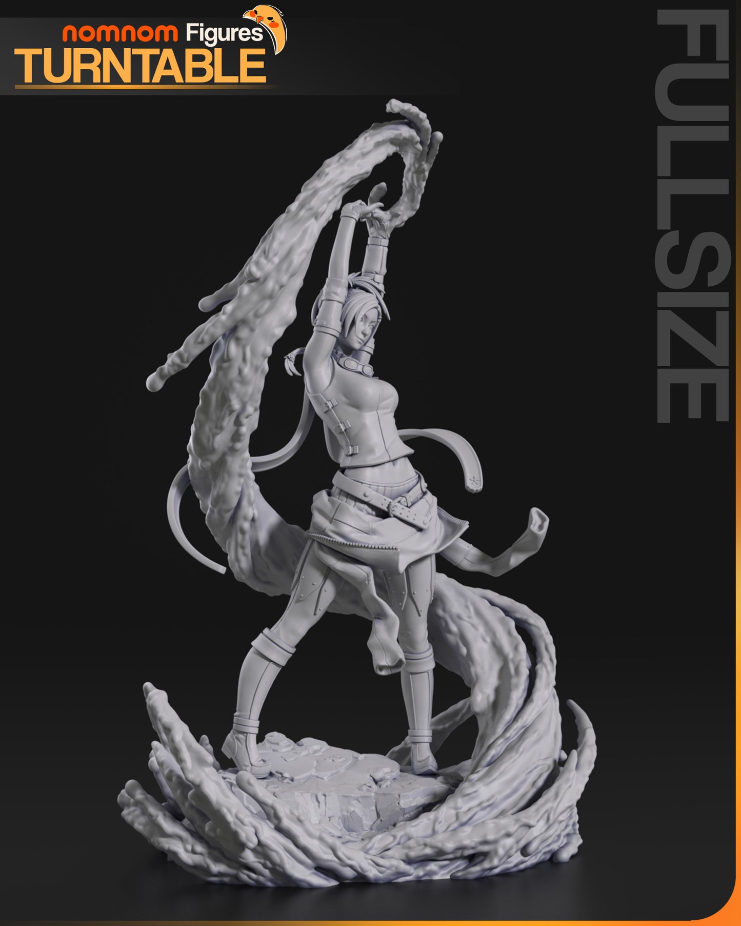 Agile Tech Fighter | Resin Garage Kit Figure Fan Art | Nomnom Figures
