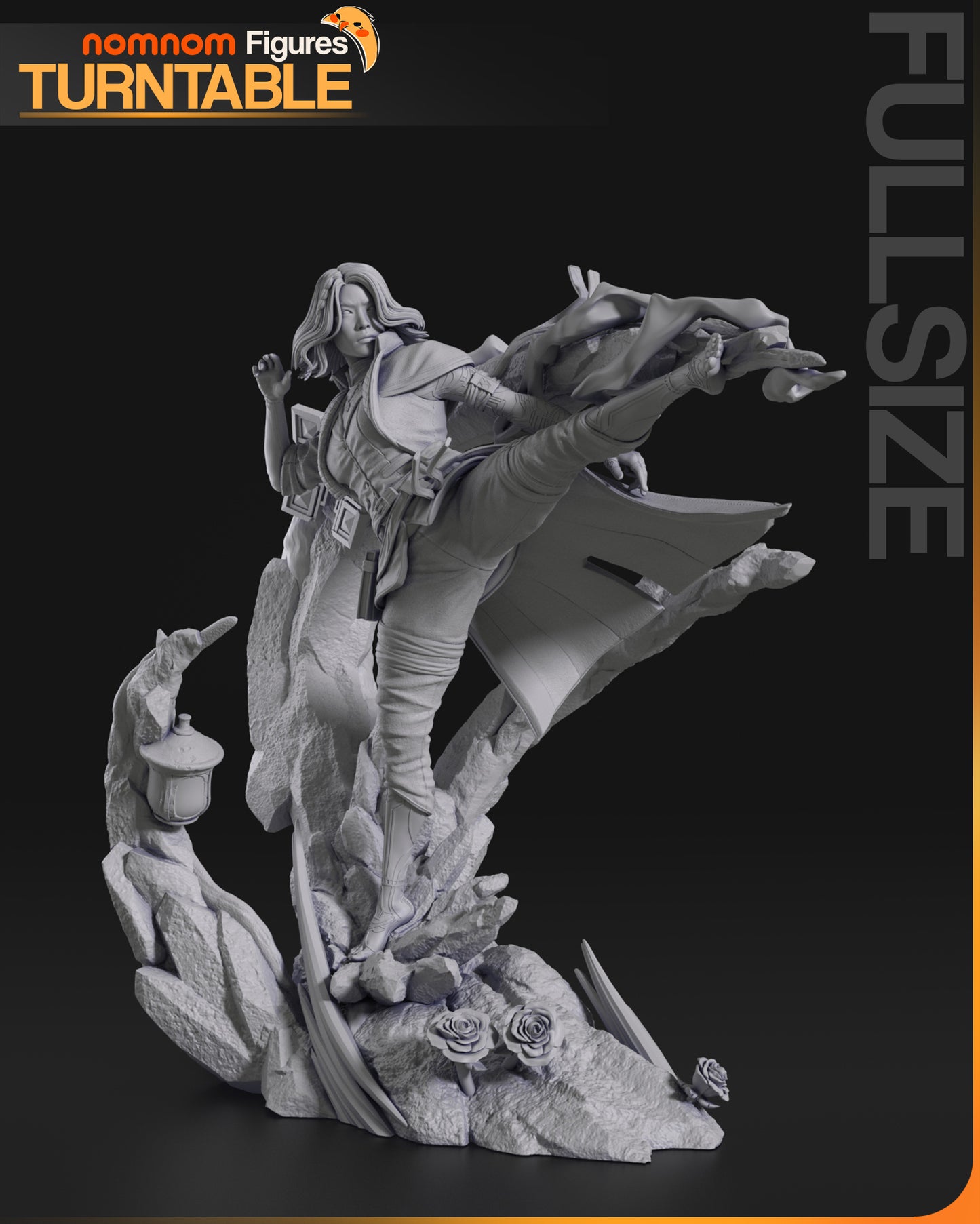 Steadfast Grace | Resin Garage Kit Figure Game Fan Art | Nomnom Figures