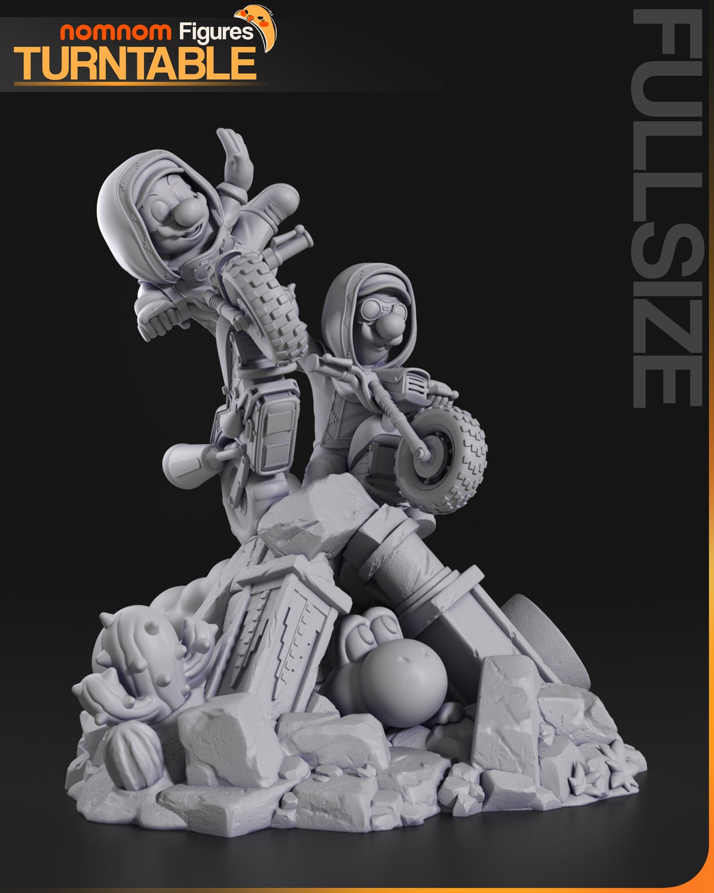 Playful Adventure Brothers | Resin Garage Kit Figure Fan Art | Nomnom Figures