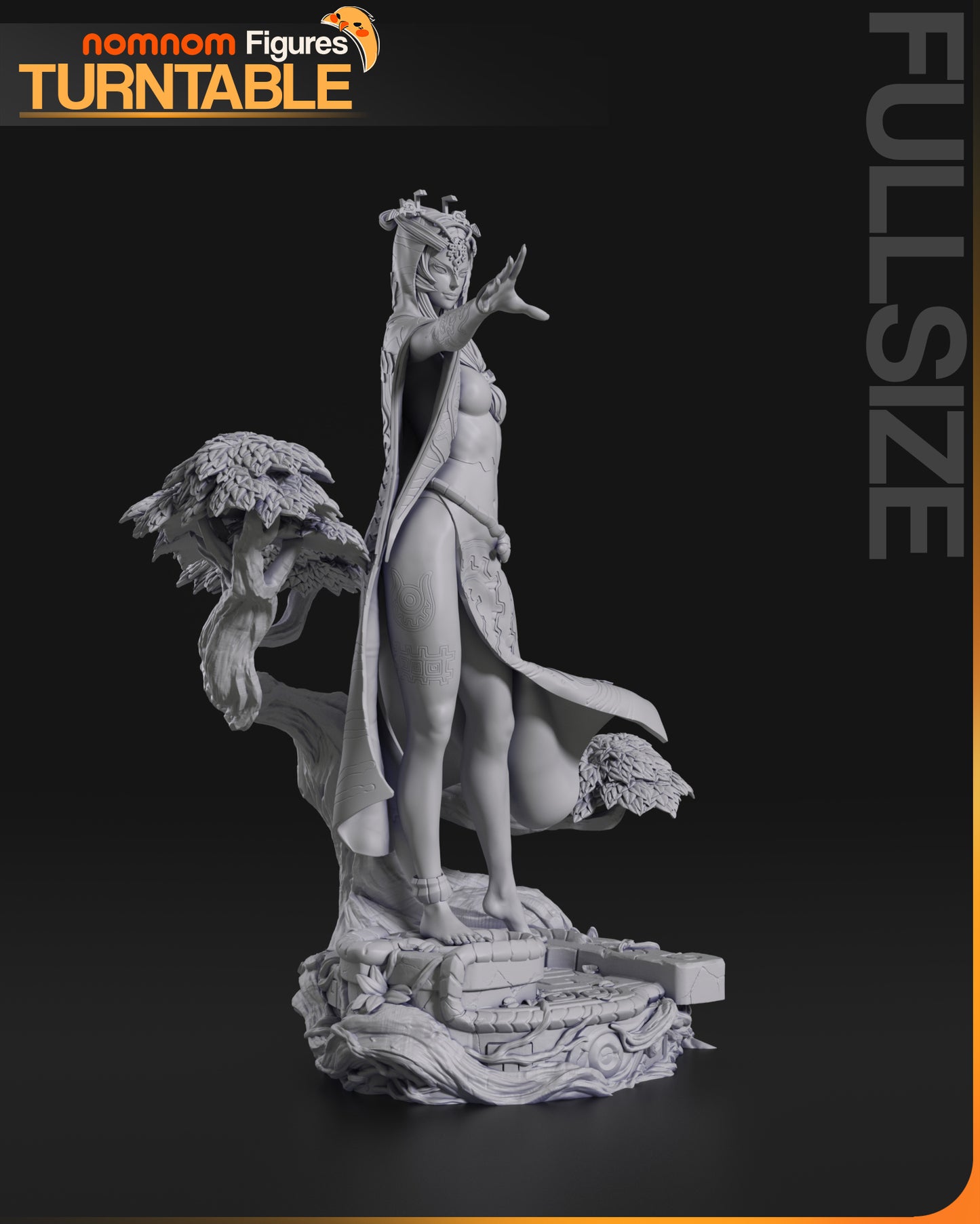 Twilight Queen | Resin Garage Kit Figure Fan Art | Nomnom Figures