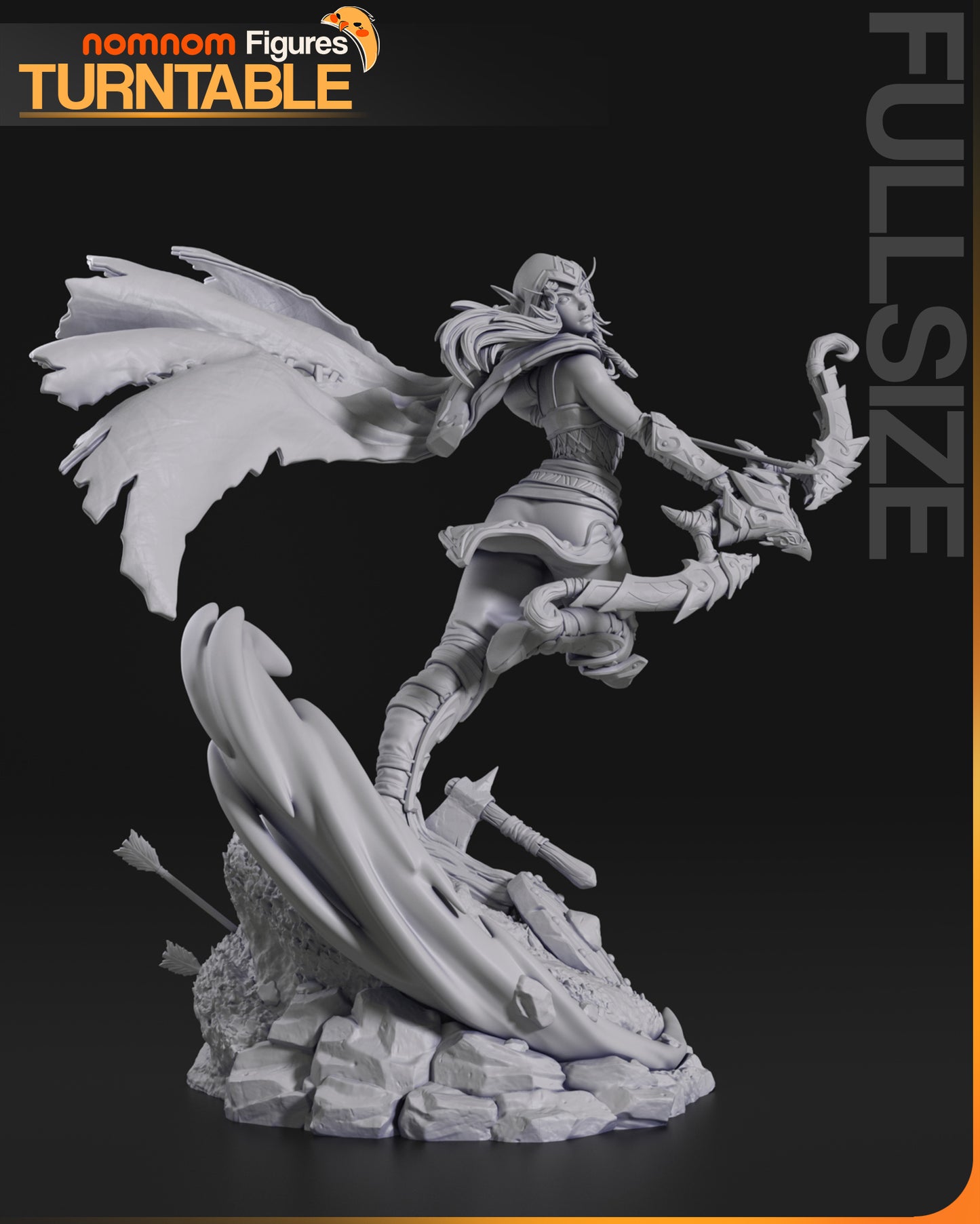 1:10 Emerald Sentinel | Resin Garage Kit Figure Fan Art | Nomnom Figures