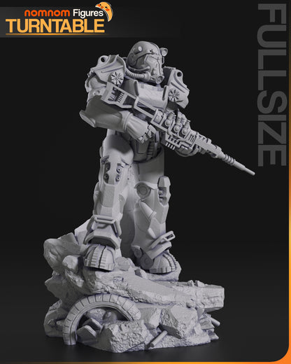 Wasteland Sentinel | Resin Garage Kit Figure Game Fan Art | Nomnom Figures