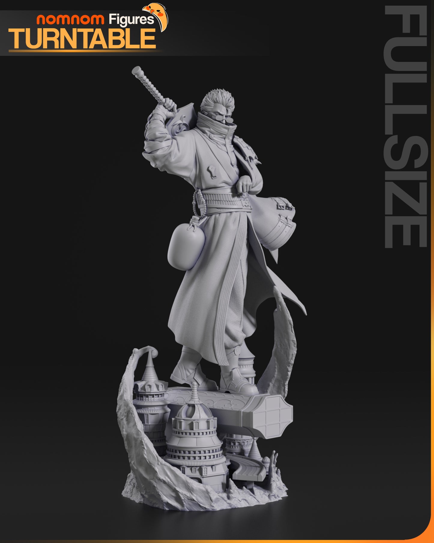 The Last Mentor | Resin Garage Kit Figure Fan Art | Nomnom Figures