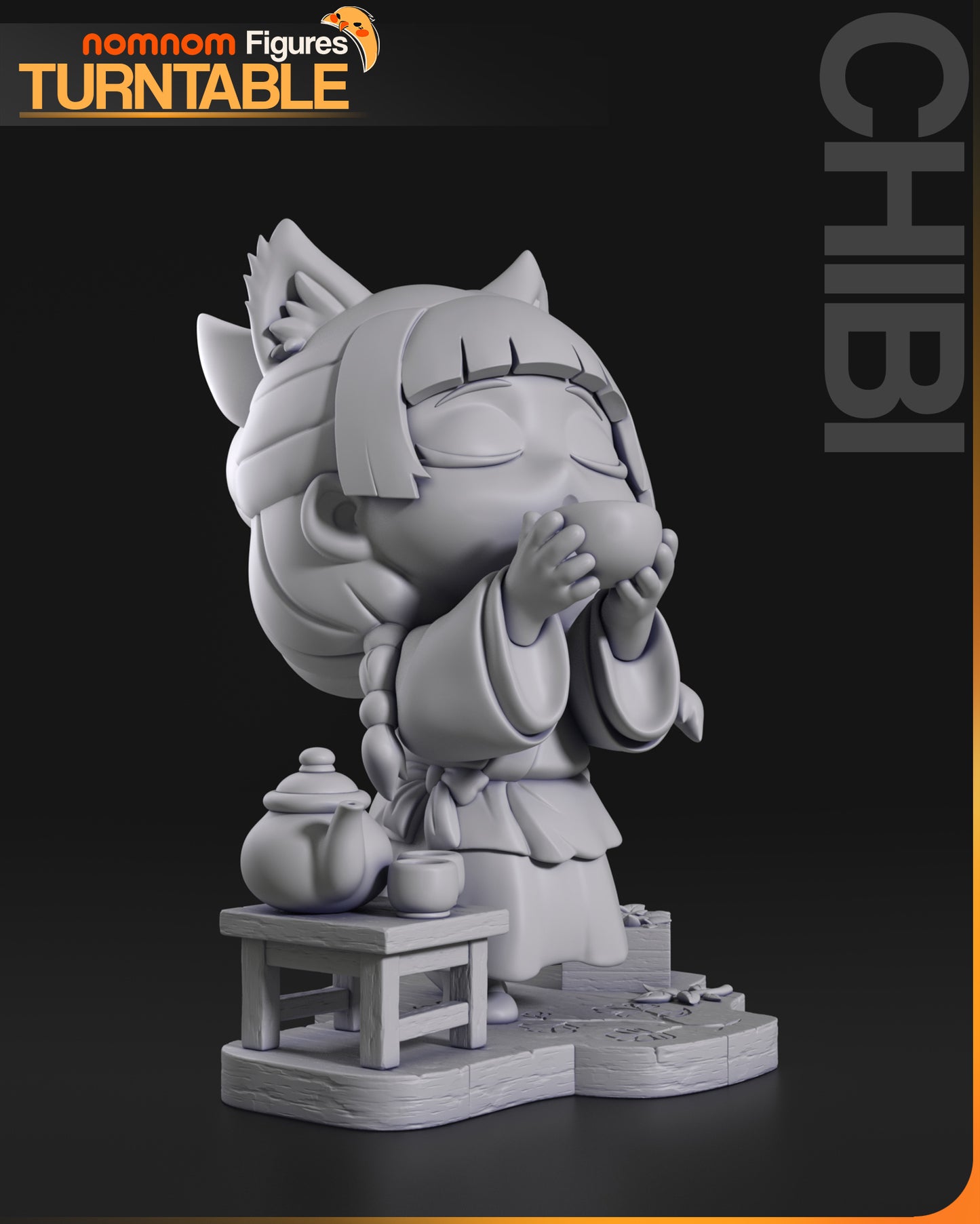 Chibi Apothecary | Resin Garage Kit Figure Anime Fan Art | Nomnom Figures