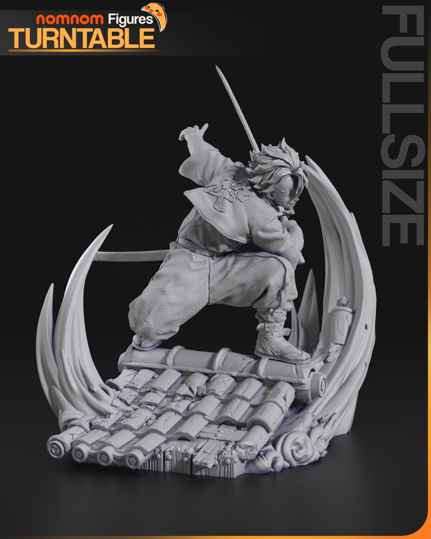 1:10 Howling Wind | Resin Garage Kit Figure Fan Art | Nomnom Figures