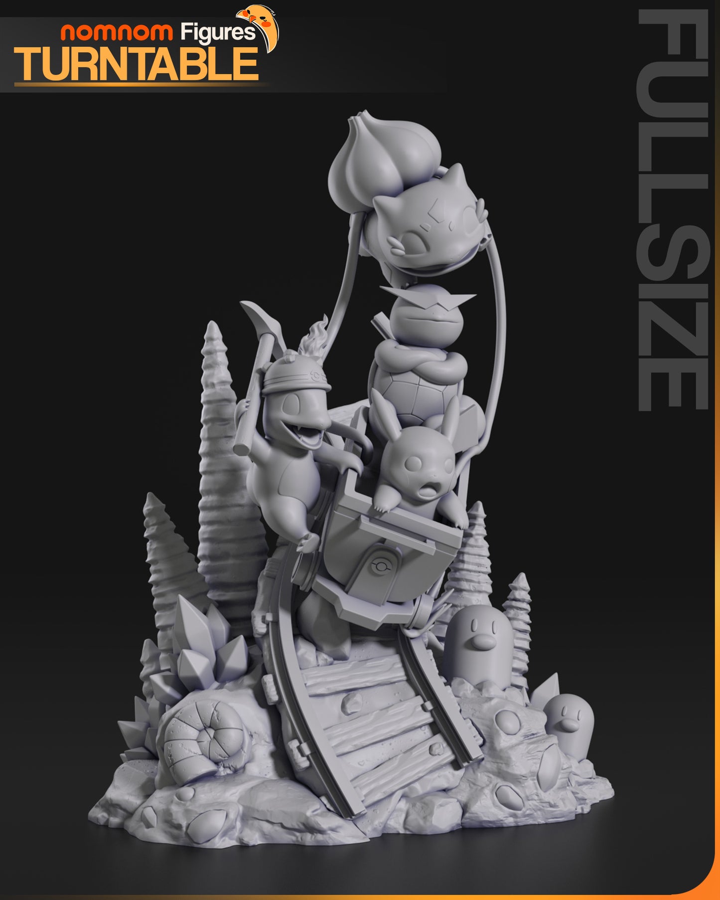 Starter Squad | Resin Garage Kit Figure Fan Art | Nomnom Figures