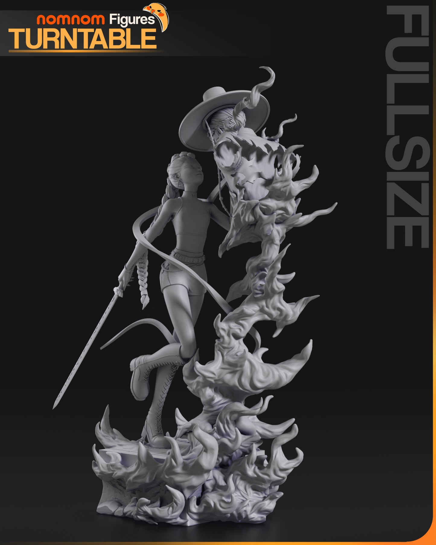 1:10 We Could Be Free | Resin Garage Kit Figure Fan Art | Nomnom Figures