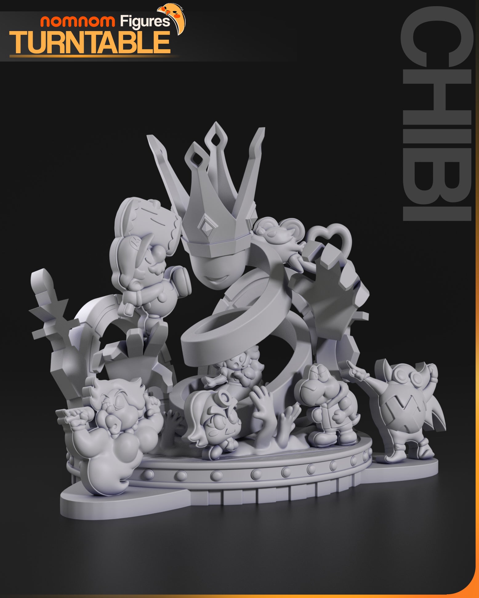 Chibi Paper Plumber | Resin Garage Kit Figure Anime Fan Art | Nomnom Figures