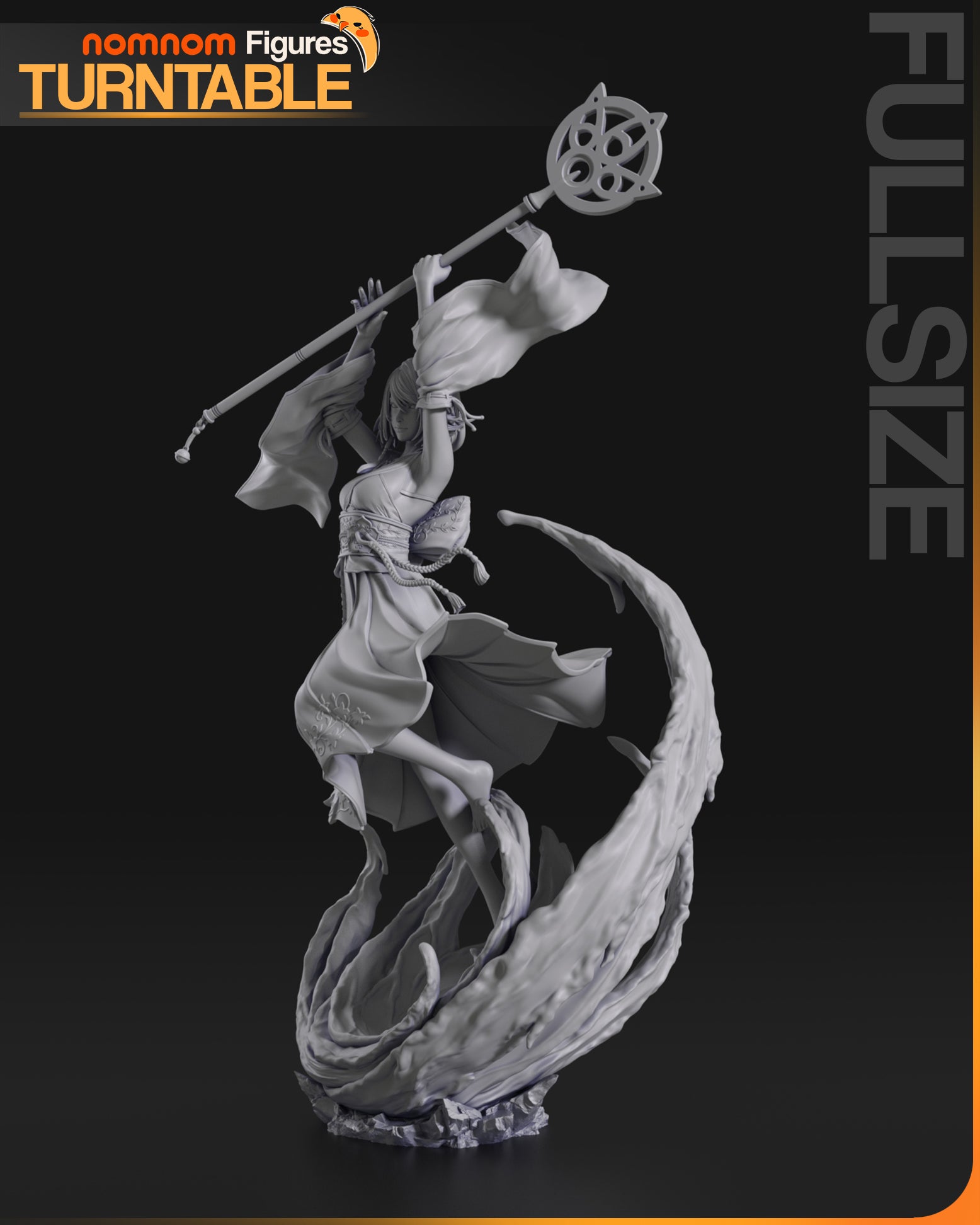 Pretty Summoner | Resin Garage Kit Figure Fan Art | Nomnom Figures
