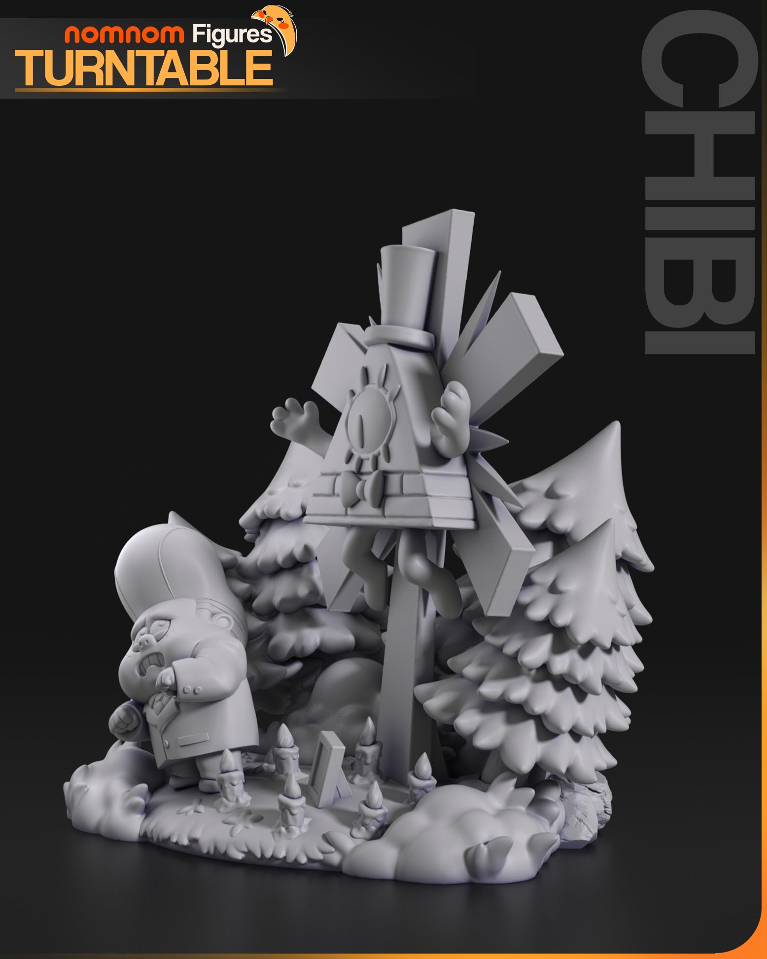 Chibi Terms and Conditions Apply | Resin Garage Kit Figure Anime Fan Art | Nomnom Figures