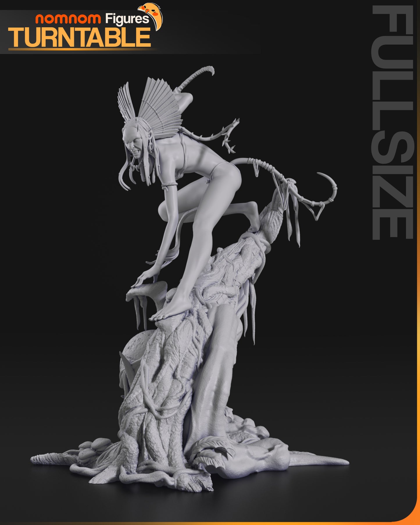 The Huntress | Resin Garage Kit Figure Fan Art | Nomnom Figures