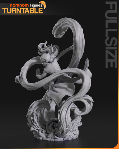 Mastery of Water | Resin Garage Kit Figure Fan Art | Nomnom Figures
